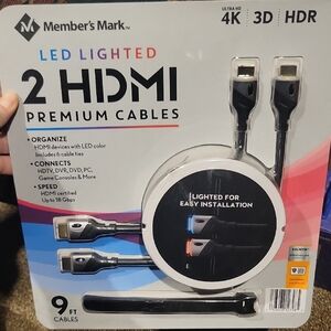 Member's Mark LED Lighted HDMI Cables